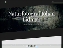 Tablet Screenshot of johanlidman.com